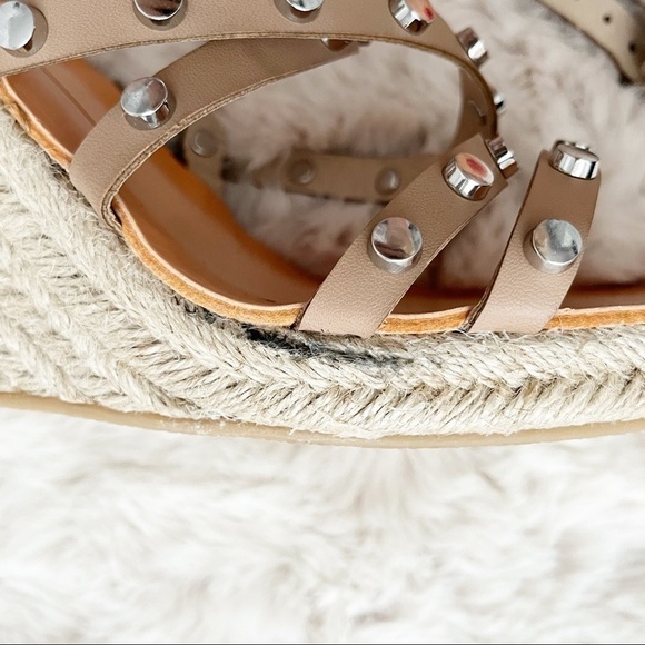 DOLCE VITA | NWOT Marrio Studded Espadrille Wedge Sandals Size 10 - Picture 9 of 11